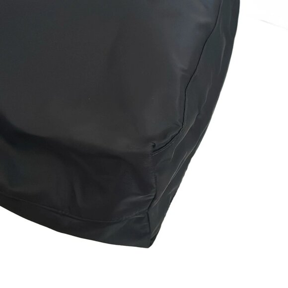 Auth PRADA - Black Nylon Leather Tote Bag - Picture 3 of 9